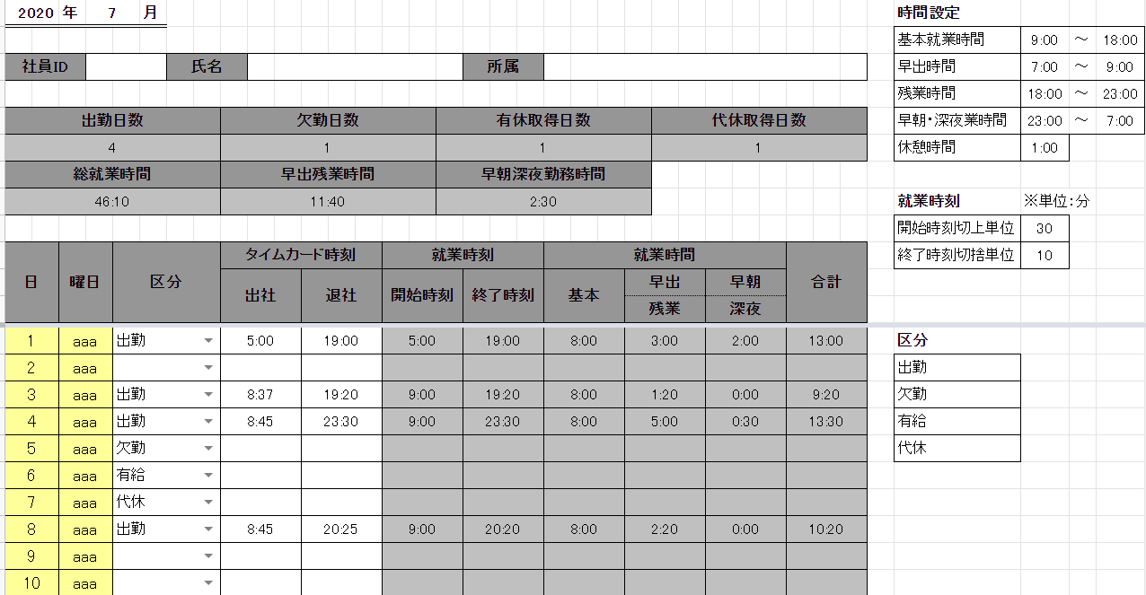 勤怠管理はエクセルで十分 勤怠管理システムを導入すべき場合とおすすめツール Hrソリューションラボ 勤怠管理 システムや人事労務サポートならミナジン